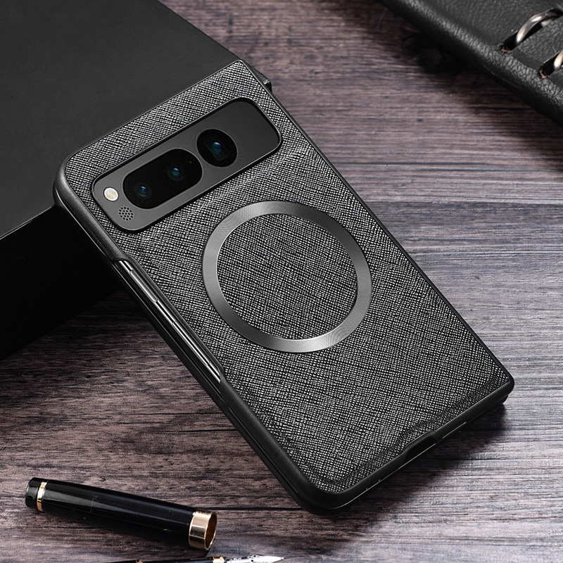 Suitable for Google Pixelfold2 Mobile Phone Case Magnetic Cd Pattern Pixel9Pro Fold Protective Cover Foldableing Screen