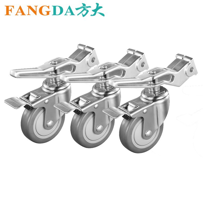 影视灯架 脚轮万向轮 适用B301B302B303灯架滚轮万向轮三脚架脚轮