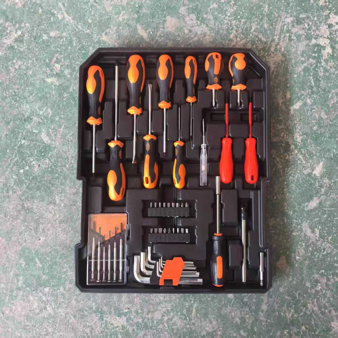 187-Piece Set 399Pc Auto Repair Combination Tool Set Professional Auto Maintenance Car Socket Car Repair Set