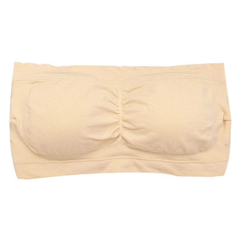 Women's cross-border 6XL tube top wrapped chest, plus size women's sports women's foreign trade underwear without steel ring