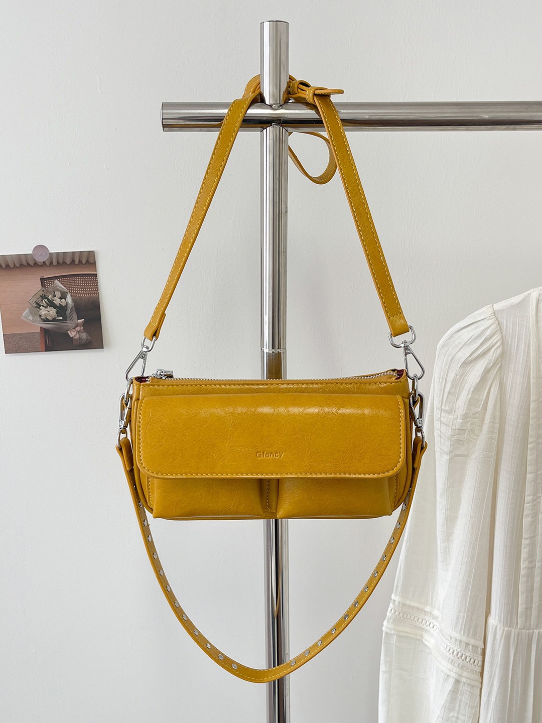 Bolsos de textura alta para mujeres 2026 nuevo lujo ligero exquisito versátil bolso cuadrado pequeño de moda casual mochila de hombro