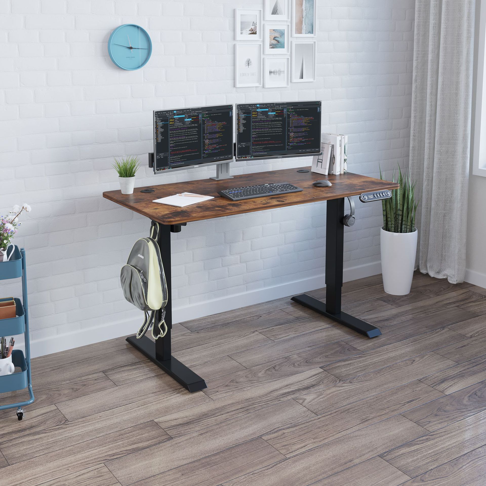 Factory standing desk computer table electric standing desk leg smart desk CE certification 