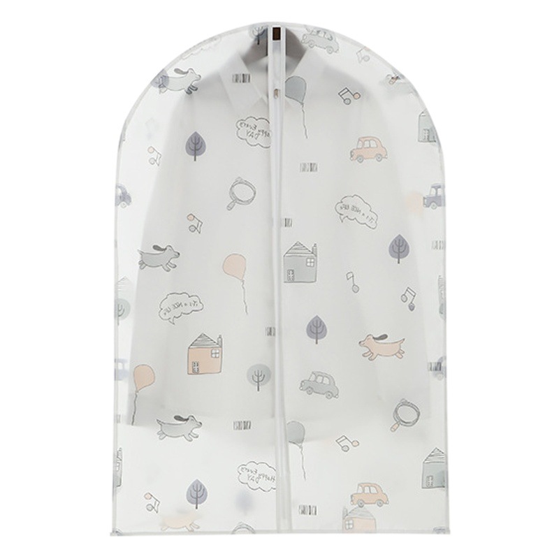 Clothes dust cover household clothes hanging bag clothes dust cover suit hanging long down jacket storage coat bag