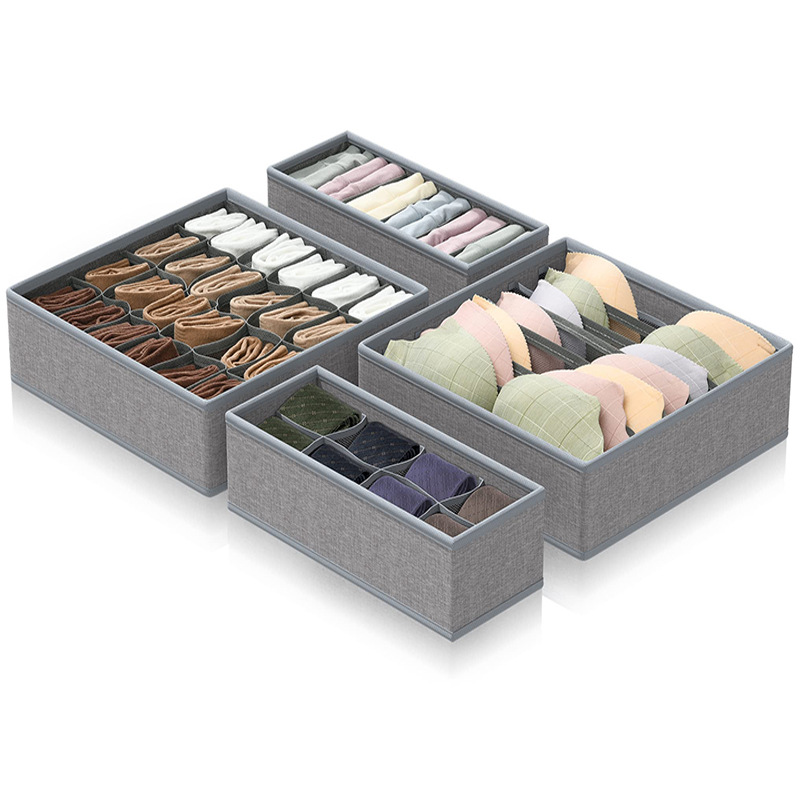 Drawer Storage Divider Wardrobe Underwear Storage Box Compartment Storage Box Socks Bra Clothes Classification Storage
