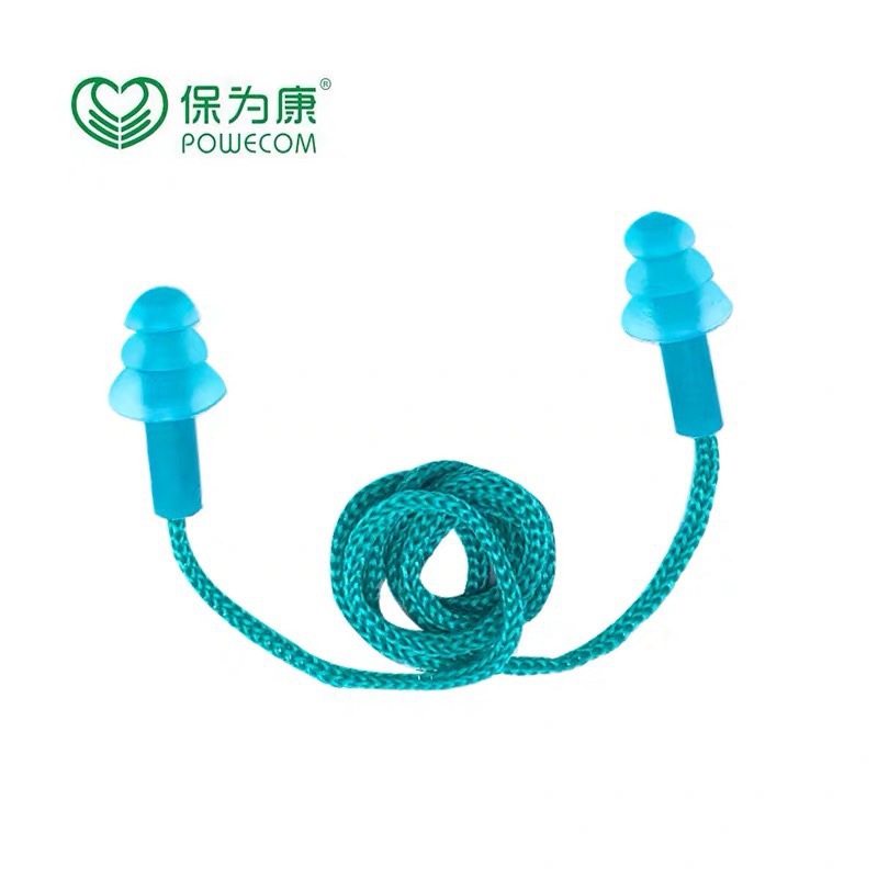 保为康6633圣诞树型隔音耳塞防噪降噪隔音学习睡眠游泳防水耳塞