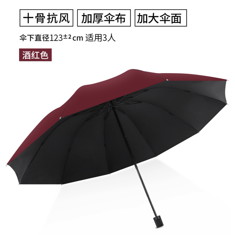 耐風手動傘大型強化男性折りたたみ特大傘日焼け止め日傘卸売日傘女性|undefined