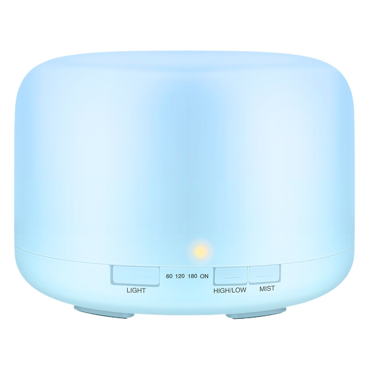 Muji humidificador 500ml escritorio dormitorio colorido lámpara de aromaterapia tiempo gran capacidad ultrasónica máquina