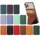 Factory direct butterfly back stick leather folding card bag mobile phone bracket universal paste desktop card lazy person bracket