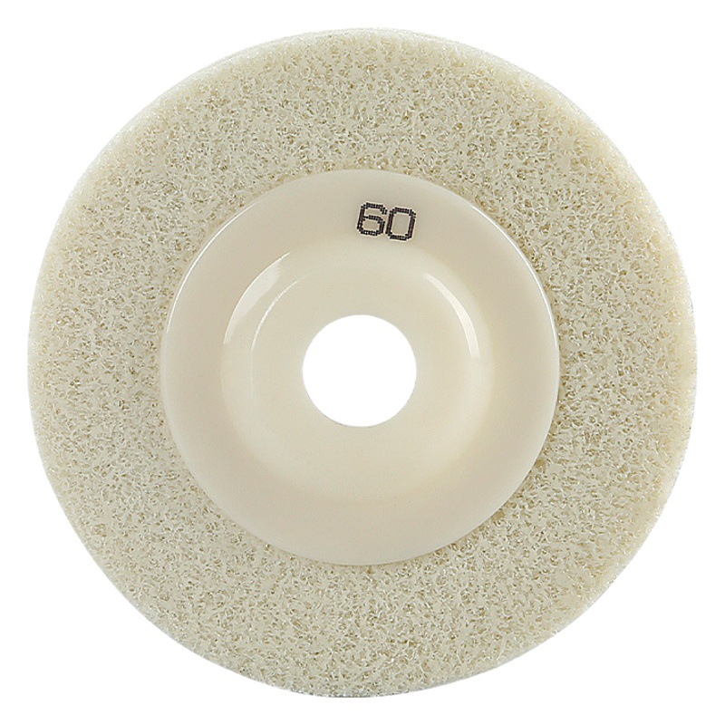 Esponja de mármol rueda de pulido piedra reformada fibra de nylon pieza de molienda en seco blanco pieza de pulido en seco pieza de pulido amoladora angular