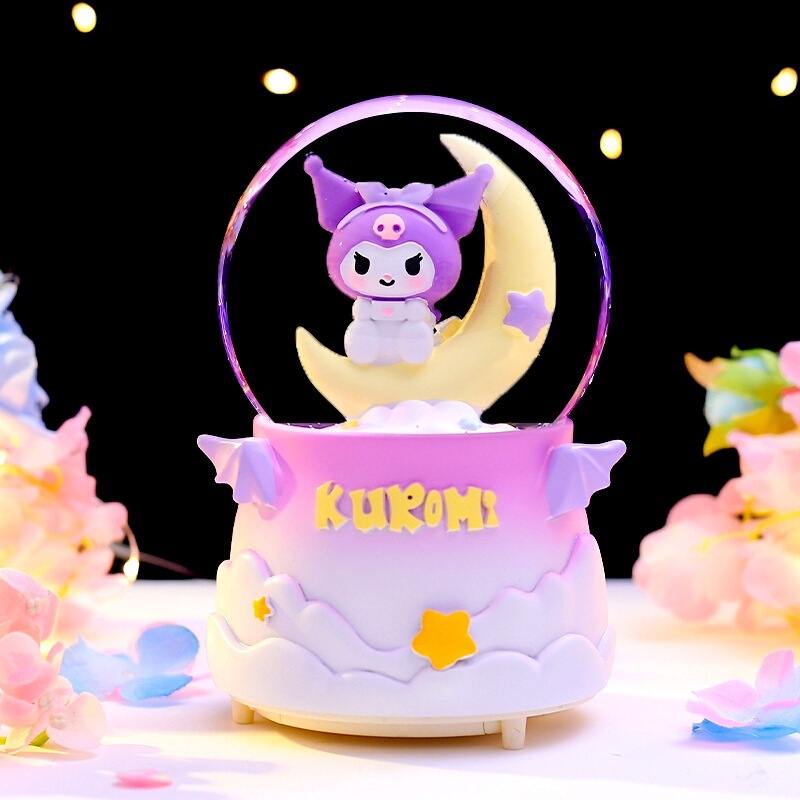クリエイティブギフト回転トロイの木馬クリスタルボール誕生日プレゼント振り子友達ユニコーンオルゴール卸売りプレゼント|undefined