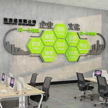 CE2Q办公室墙面装饰氛围布置企业文化司进门形象会议背景互动标语