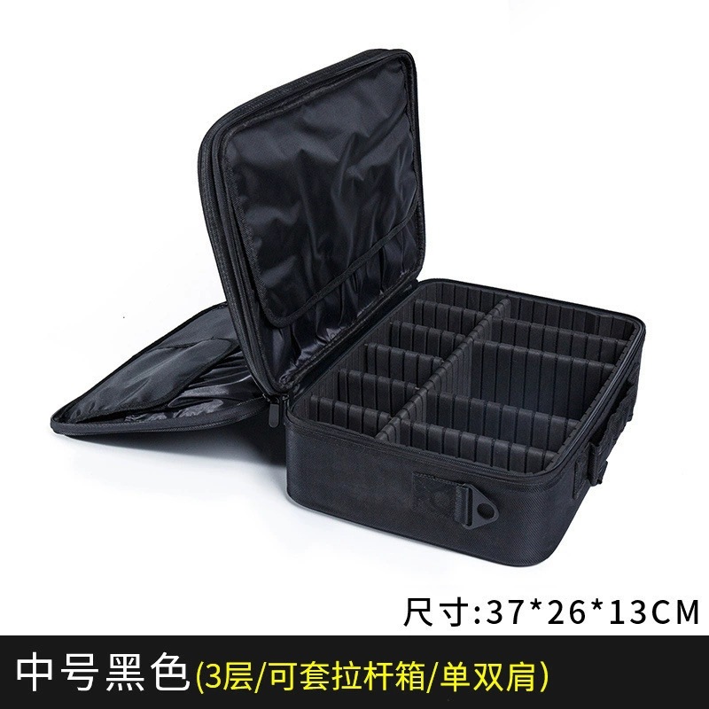 Mediano de tres capas con un hombro / doble hombro con barra de tracción negra