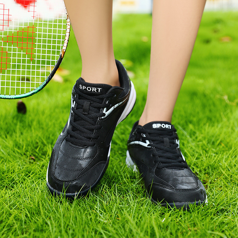 Chenma Factory Direct Sales Cross-Border Wholesale Youth Breathable Badminton Shoes for Men and Women, Low-Top Tennis Anti-Slip Shoes