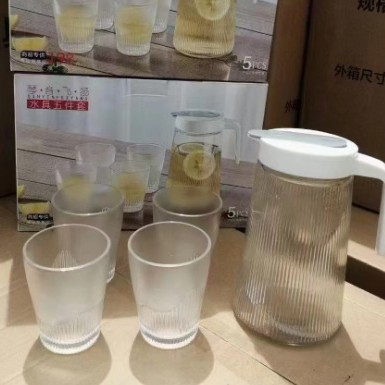 Hervidor de agua fría simple casa gran capacidad fábrica al por mayor hervidor de vidrio grosado hervidor de agua fría