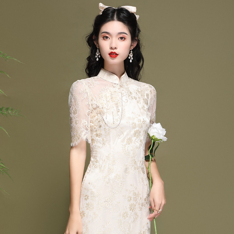 Elegant lightweight cheongsam