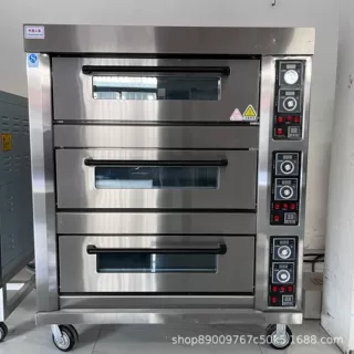 喆研麦烤箱两层四盘/三层六盘/三层九盘面包烤炉面包房西饼屋烤炉