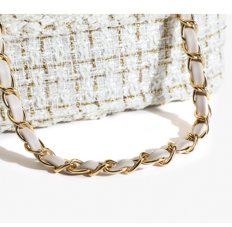 Women's Woolen Crossbody Bag Small Shoulder Bag Elegant Design_voghion.com