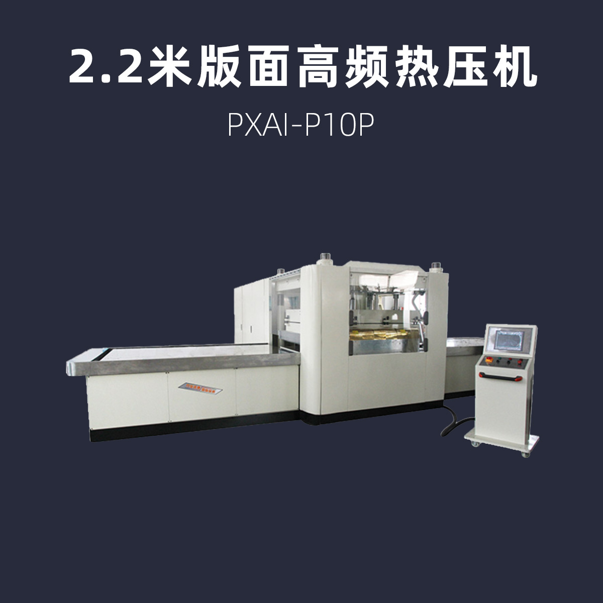 2.2米版面高频热压机 浦雄 PXAI-P10P 大版面 滑台式