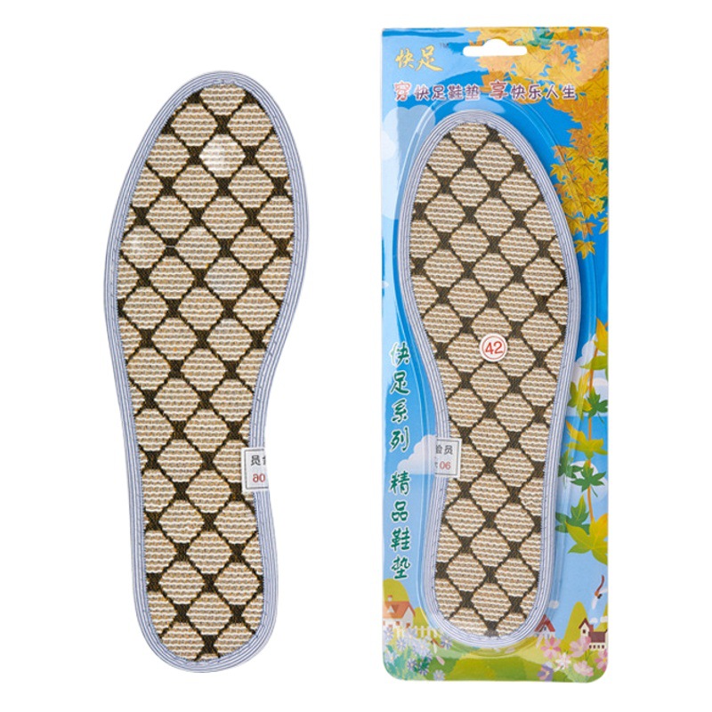 Pie rápido cómodo desodorante plantilla primavera y verano Four Seasons elástico absorbente de sudor hombres y mujeres deportes desodorante zapatos transpirables estera