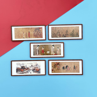 Top Ten Famous Paintings of Guofeng Refrigerator Stickers Ancient Style National Tide Scenic Spot Cultural and Creative Souvenirs Museum Cultural Travel Commemorative Gifts