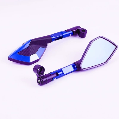 mirror Fuxi qiaoge ghost – Motorcycle rearview mirror - royal-blue