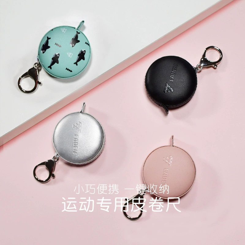 Кожаная рулетка Портативная мини-телескопическая рулетка Фитнес Упражнения Портативная измерительная лента для талии