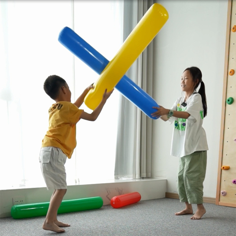 espesar varilla infláble tira larga juguete de aire para niños jardín de infantes accesorios deportivos activos equipo de entrenamiento sensorial