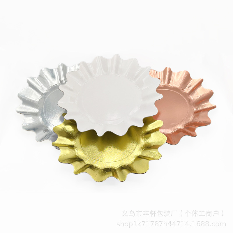 1200g bandeja de papel desechable polygonal bandeja de papel bandeja de picnic bandeja de fruta de pastel de boda de cumpleaños