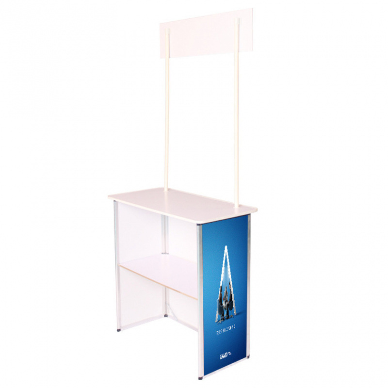 Mesa de promoción de aleación de aluminio mejora mesa de degustación de bebidas plegable mesa de degustación de supermercado portátil mesa de publicidad mesa de promoción de mercado nocturno