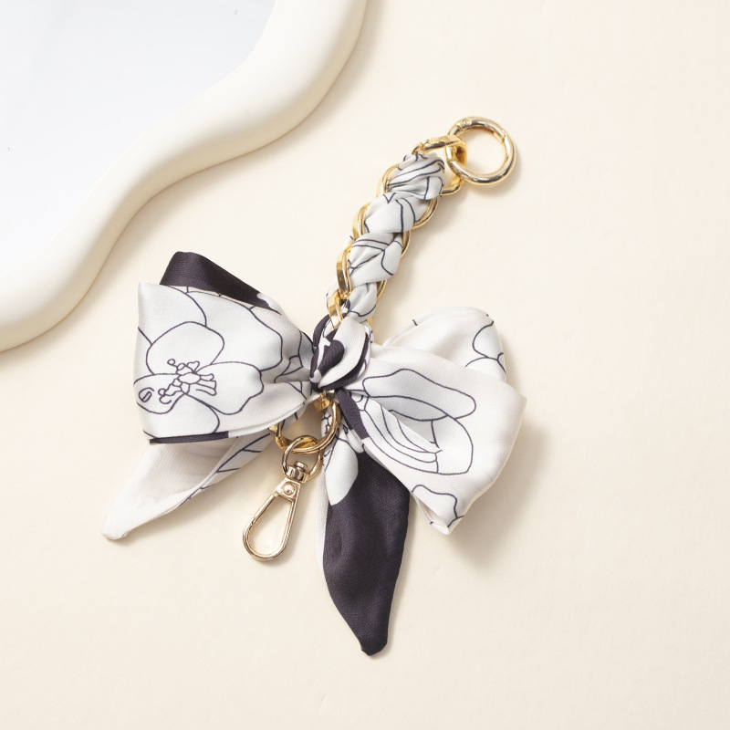 블랙 23 보우 연장 체인 17cm