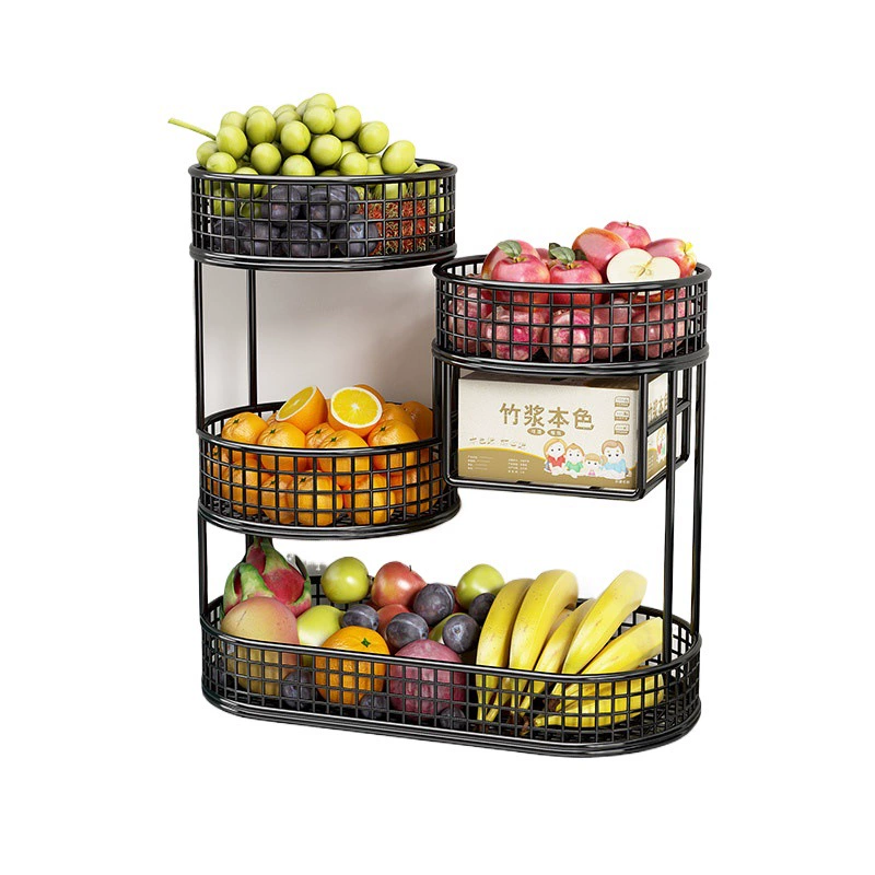 Fruit plate living room coffee table home with multi -layer fruit plate fruit sets placed snack plate light luxury multi -layer fruit basket