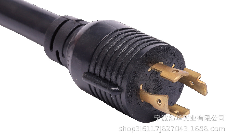 厂家供应XL1620P-A插头线L16-20P电源线插头图片大功率插座四芯美