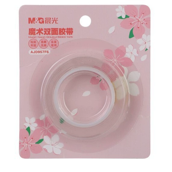 Утренний свет AJD957F6 прозрачная двусторонняя лента 12мм*1м двусторонняя лента в одном рулоне