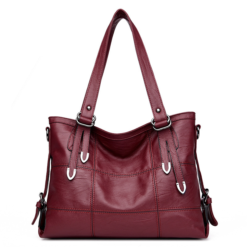 Cross-border Autumn and Winter New Large Capacity Fashion Women's Bag European and American Trendy Simple Women's Shoulder Bag All-match Handbag