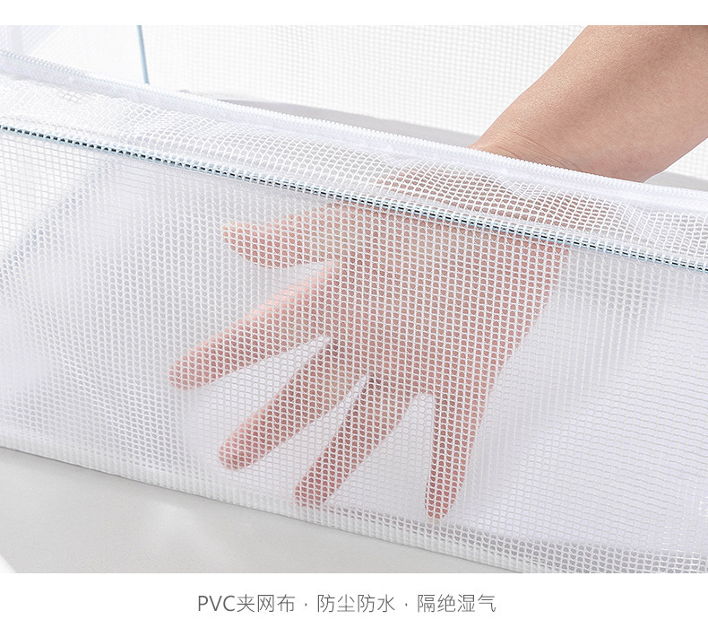 Folding Steel Frame Shoe Box Storage Transparent Dustproof Shoe Cabinet Home Storage Dormitory Shoe Storage Box Installation-Free Batch