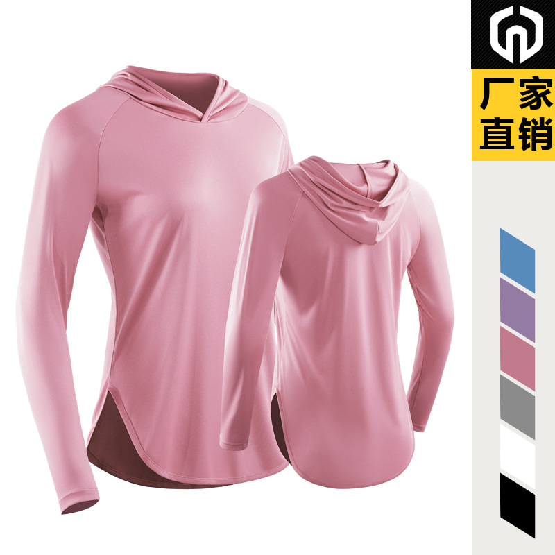 Lulu mismo correr deportes slim-fit adelgazante chaqueta de yoga otoño e invierno de secado rápido fitness con capucha ropa de protección solar image 12
