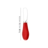 Red ceramic handle butter knife