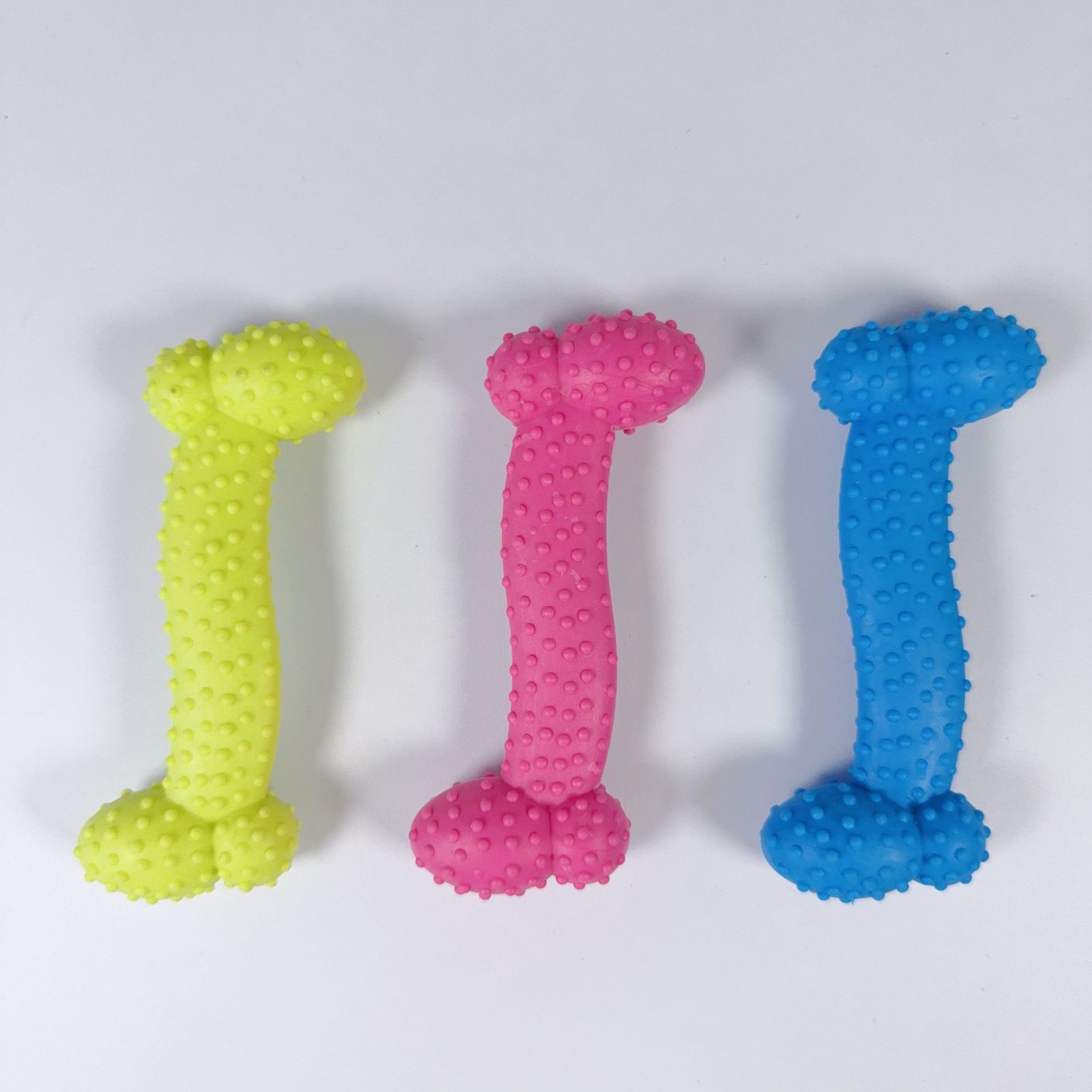 Juguetes de voz de perro resistentes a la mordida de oro corky dientes limpiadores de dientes molares entrenamiento para perros pequeños juguetes para mascotas al por mayor