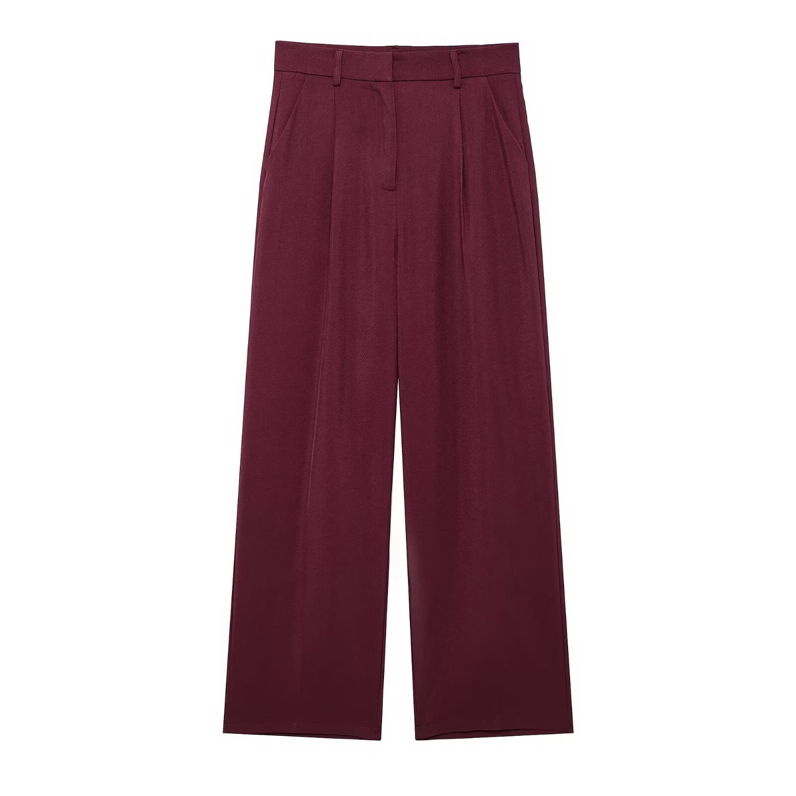 GraceChic 168983-2024 New Women's Fashion European And American Style Ancora Red Double-Breasted + Blazer Pants Set_voghion.com