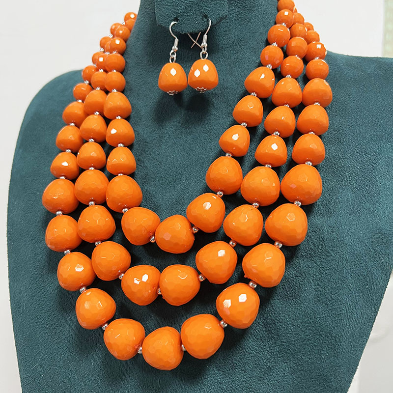 170g Weight Earrings, Necklace Classification 1 Set Quantity Holiday Occasion Acrylic Material Solid Color Pattern Unisex Gender Irregular Design Exaggerated Style Exaggerated Solid Color Arylic Irregular Unisex Earrings Necklace 13