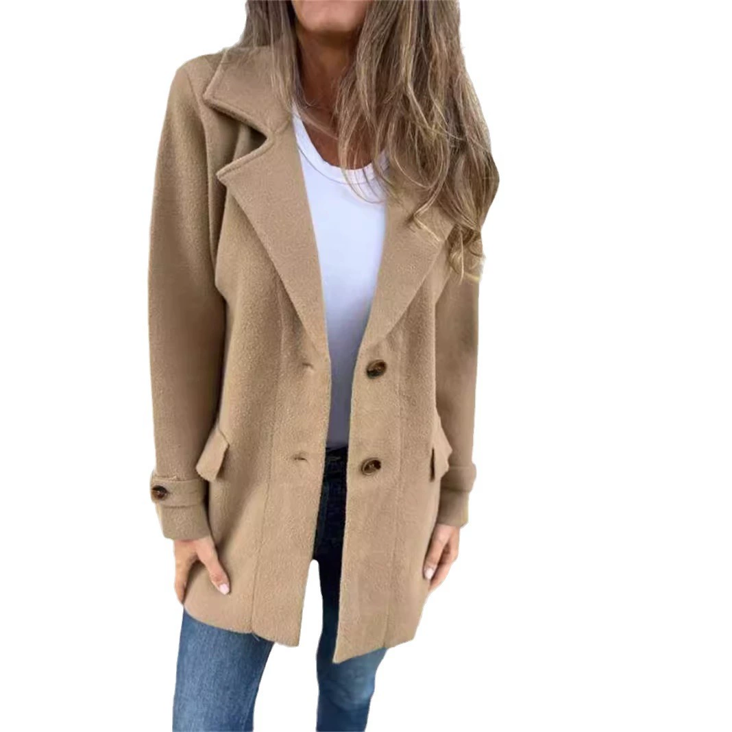 Демисезонный кардиган для отдыха, европ стиль, свободный крой. Цвета Apricot/Black/Khaki, размеры S–5XL