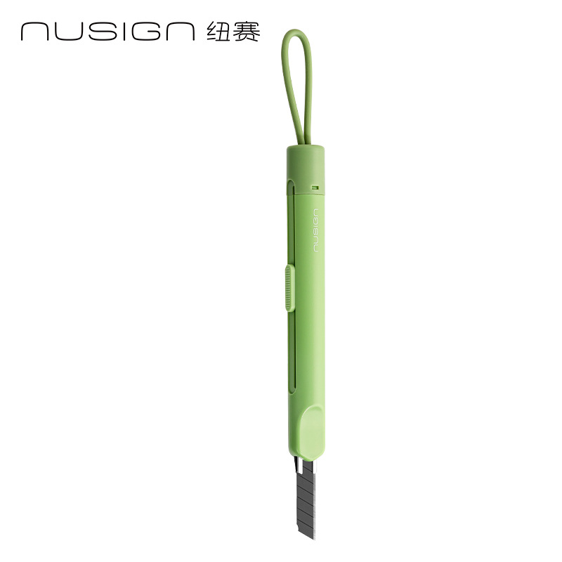 Delicense NS067 cuchillo de arte portátil cuchillo expreso cuchillo negro anti-oxidable cuchillo de silicona portátil