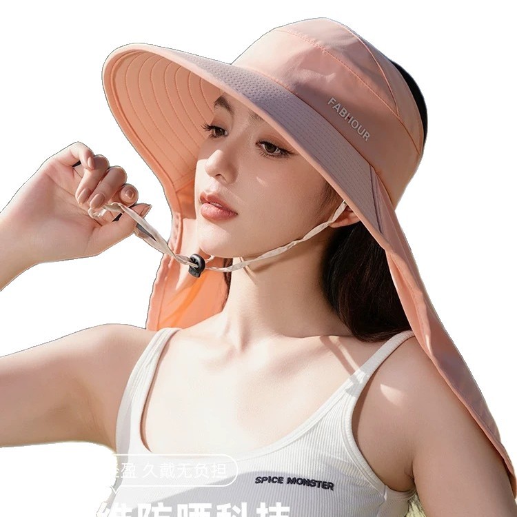 Sombrero de sol para mujer con ala ancha y protección UV UPF50+ – Ideal para ciclismo, senderismo y verano