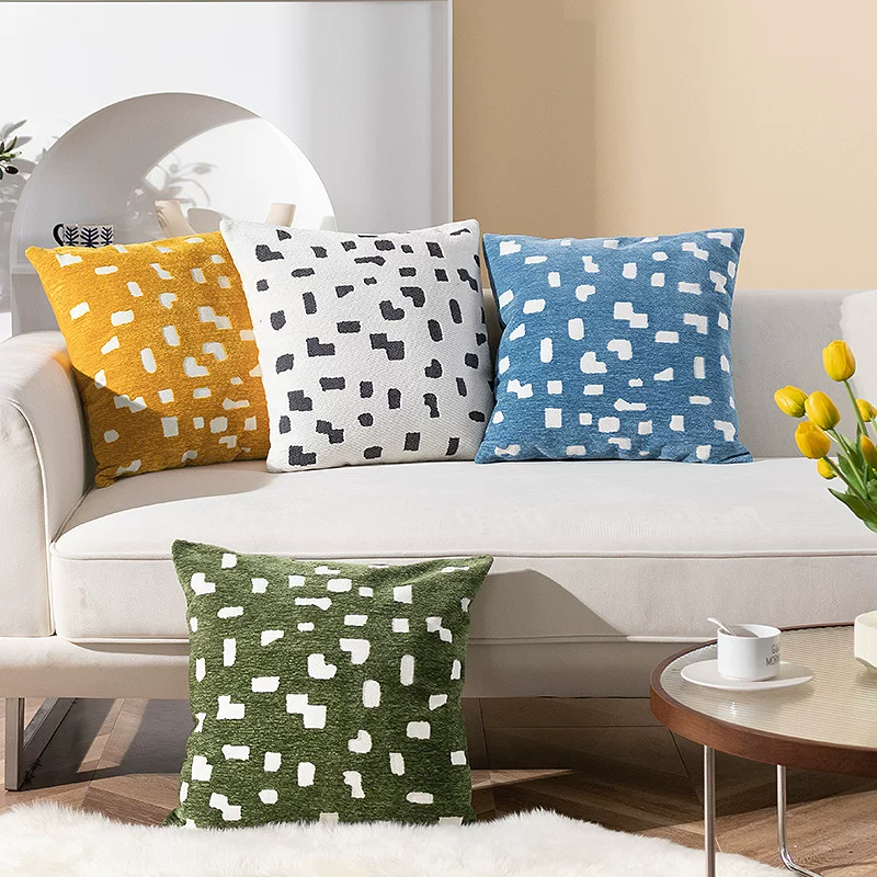 Modern and minimalistic pillow, sofa, cloth, pillowcase