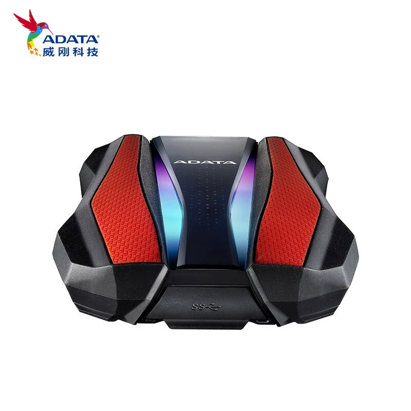 ADATA 1 ТБ 2 ТБ внешний жесткий диск HD770G пылезащитный водонепроницаемый RGB яркий