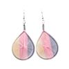 Fashionable silk threads, earrings handmade, accessory, European style, wholesale