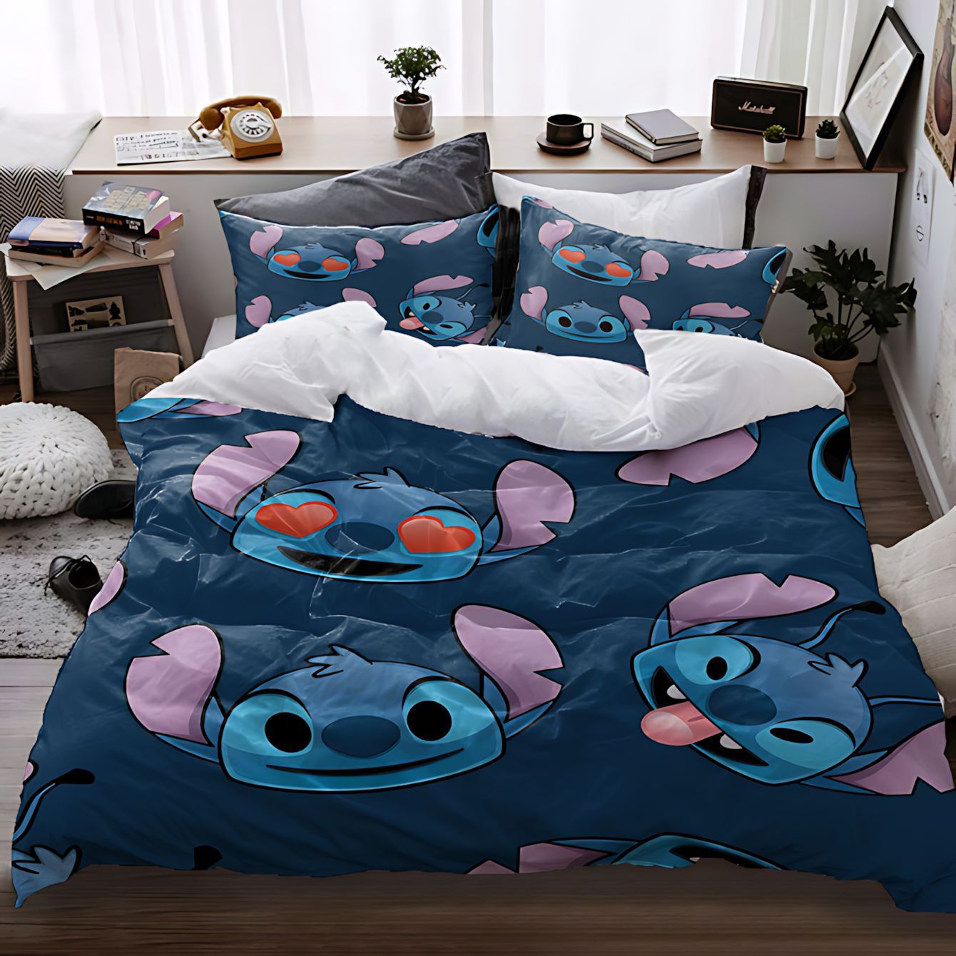 TEMU / JIT Amazon Cute Studdie Pattern HD Digital Printed Edredon Kit para hacer