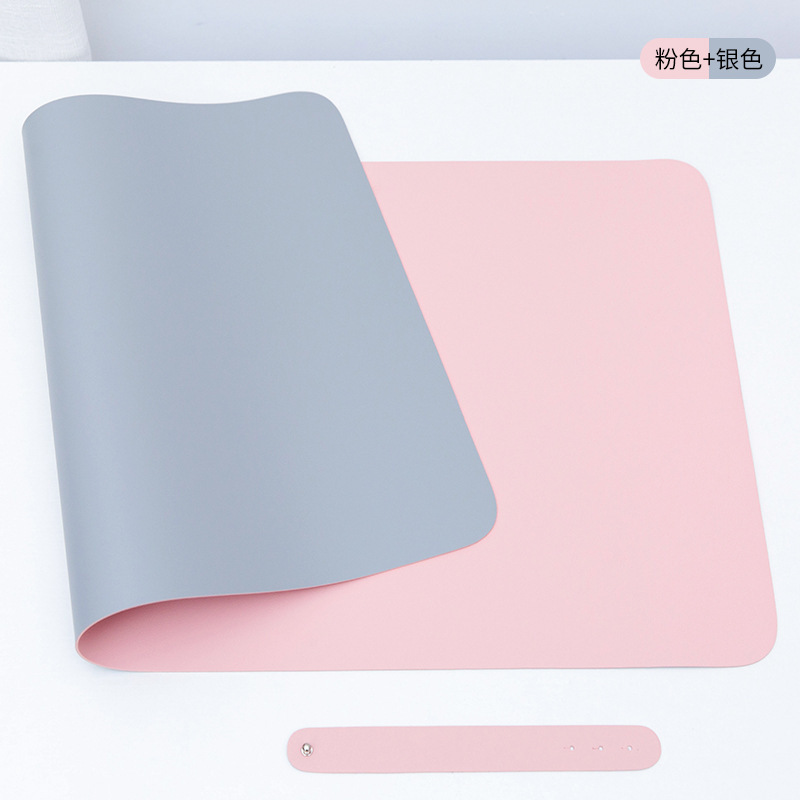 デスクパッド革マウスパッド大型防水防汚学生学習デスクパッドノートブックパッド PVC キーボードパッド|undefined