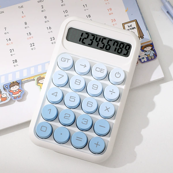 Gradient Blue Calculator 819+