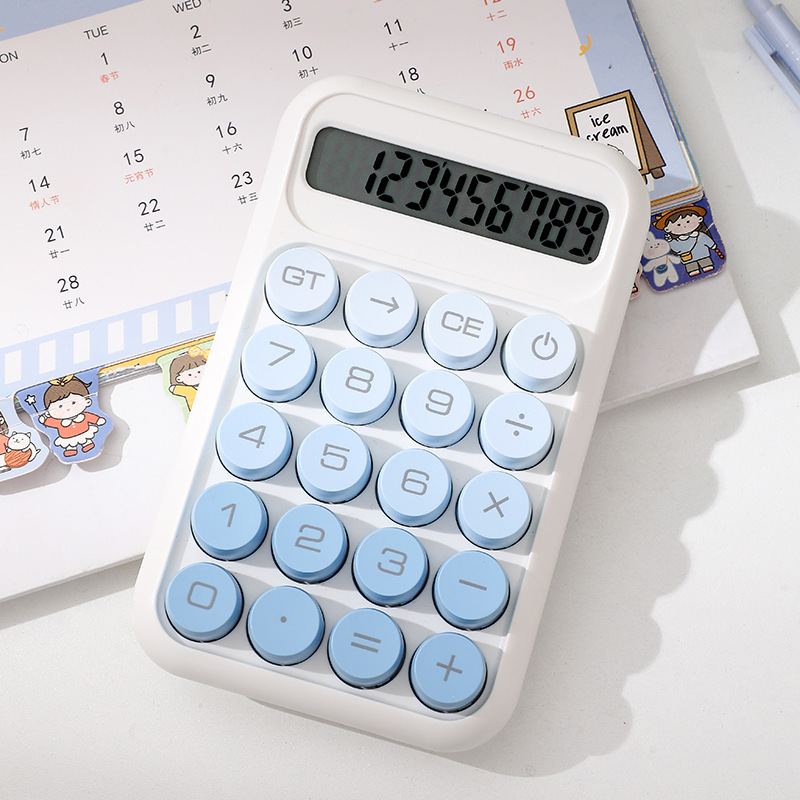 高価値電卓オフィス専用ドーパミンかわいいコンピュータ学生会計計算機プリントロゴ|undefined